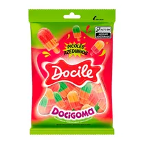 Bala de Gelatina Docile Picolé Ácido 80G