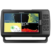 Rastreador GPS Garmin Striker Vivid 9SV 9" - Preto + Transducer Sonar (010-02554-01)