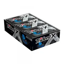Chicletes Trident Brasileiro Fresh Preto Display c/ 21 Und