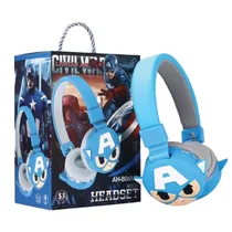 Fone de Ouvido Sem Fio Wireless Headset AH-806M3 com Bluetooth 5.3 - Capitan America