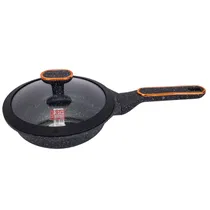 Frigideira Induçao Ucc Life Negra 20CM com Tampa