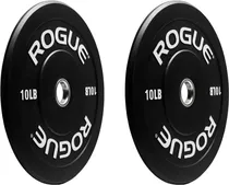 Placas de Haltere Rogue Echo Bumper Plates (Printed) 10LB (Par)