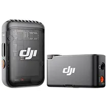 Microfone Dji Mic 2 Wireless / 1TX + 1RX / FCC / Lightning / USB-C - Preto