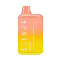 Vaper Descartável Elfbar BC 5000 Strawberry Banana