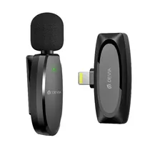 Devia Microfono Inalambrico AP003 BT Lightning/USB Clip Collar Black