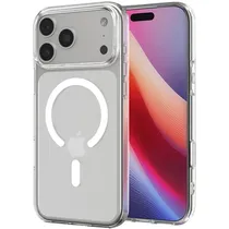 Capa Spigen iPhone 17 Pro Max Crystal Flex Magfit ACS09598 - Clear White