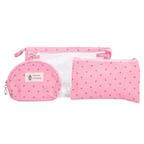 Neceser Bolsa de Maquiagem e Cosméticos Jogo 3PÇ