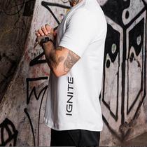 Camiseta Ignite Long Ign Lat 63001 Masculino - Branco/Preto