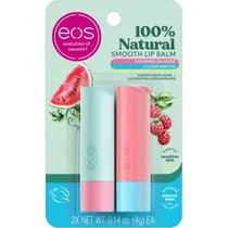 Eos Balsamo Labial Lip Natural Watermel Frose+Lychee Martini c/2 6052