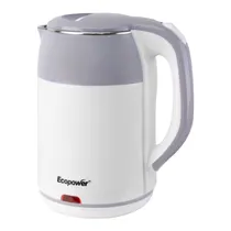Jarra Elétrica Ecopower EP-3104 - 1.8L - 1500W - 220V - Cinza e Branco