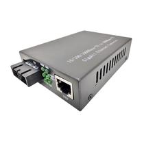 F. Media Conv. 60KM Dual 10/100/1000M HL-2211S-60 SM Gigabit