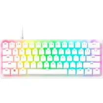 Teclado Razer Huntsman V3 Pro Mini 60% RGB USB Esports Gaming US Branco - RZ03-04991800-R3U1