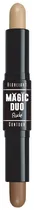 Iluminador + Contorno Rude Magic Duo 65882 Medium - 4.5G