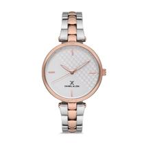 Relogio Analogico Feminino Daniel Klein Premium DK.1.12556-3 - Prata/Rosa Ouro