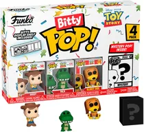 Bonecos Woody / Rex / Slinky Dog - Funko Bitty Pop! Misterio Pop Adentro 4 Pack