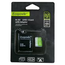 Cartão de Memória Clase 10 Micro SD Ecopower 32GB 100MB/s