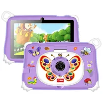 Tablet C Idea CM86 Kids Tela 7" Wifi 128GB 6GB Ram - Roxo