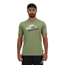 New Balance Men s/s Tech Tshirt - Heather Textil 2XL Dek