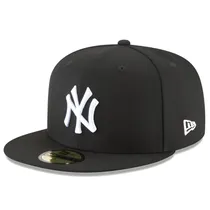Bone New Era MLB 59FIFTY Nova York Yankee Preto