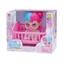 Muneca Divertoys Little Dolls Glitter Cuna 8229