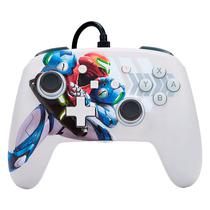 Controle Powera Enhanced Wired Metroid Dread para Nintendo Switch - (PWA-A-02872)