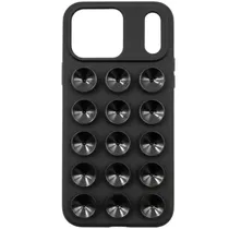 Capa de Silicona Con Ventosa para iPhone 17 Pro Max - Black