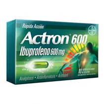 Bayer Actron Ibuprofeno 600MG com 10 Cápsulas Gelatinosas