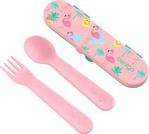 Kit Talher Bentgo Kids Utensil Set - Bgkdutpl-Tro Tropical