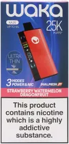 Vape Descartável Waka KA25 Strawberry Watermelon Dragonfruit 25000 Puffs