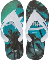 Chinelo MormaII 10591 09000 - Masculino (Branco)