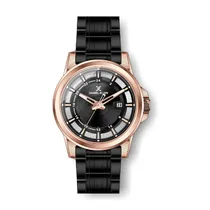 Relógio Analógico Masculino Daniel Klein Premium DK.1.12453-6 - Rosa Ouro e Preto