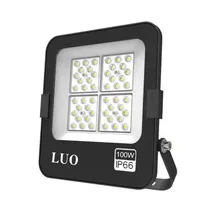Refletor LED Flood Light Luo LU-2157 / 100W / IP66 / 100-265V - Preto