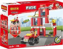 Cogo Corpo de Bombeiros - 3022-3 (178 Pçs) 2IN1