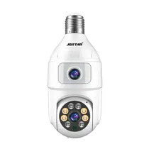 Camera de Segurança Lampada Jortan JTZ-9696PROW / Wifi / Indoor / Microfone / Detecçao Humana / Visão Noturna / App Icsee - Branco