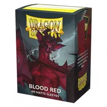 Dragon Shield Sleeves Standard-Matte Blood Red Simurag (100CT.) 1050