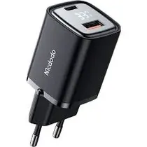 Mcdodo Cargador CH-1701 33W s/Cable USB-C/USB-A LED