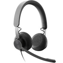 Fone de Ouvido Logitech Zone Wired Microsoft Teams Version - Preto (981-000871)