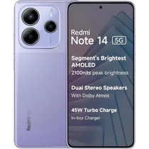 Cell Xiaomi Redmi Note 14 5G 8GB Ram 256GB - Purple (Global)
