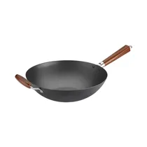 Wok Pre-Sazonado Cuisinart CSW26-36H 36 CM Negro - Marrón