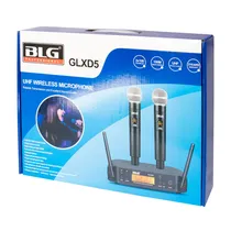 BLG Microfono Inalambrico GLXD-5 2MIC/Uhf Negro