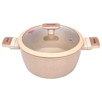 Cacerola A Indução Ucc Life Antiaderente 4.6L 24CM