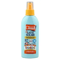 Protetor Solar Delice Solaire Bambini Latte Solare Protezione Alta Pelle Molto Chiara - SPF30 - 150ML  Protetor So...
