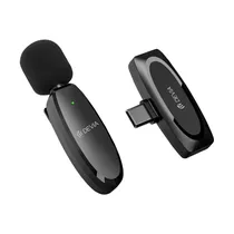 Devia Microfono Inalambrico AP004 BT USB-C Clip de Collar Black