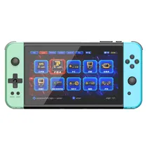 Console Port Powkiddy X70 64GB 7" HD Multi-Plataf 5MIL Jogo Green/Blue