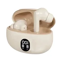Fone de Ouvido Sem Fio Stereo Earphones 895B com Bluetooth 5.4 - Bege
