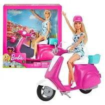 Boneca Mattel Barbie com Scooter