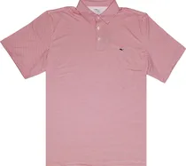 Outlet Camiseta Polo Vineyard Vines Masculina - White Red Olas