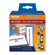 Cinta Brother Rollo DK2205 62MMX30MTS p/ QL7200/QL720
