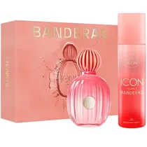 Kit Perfume Feminino Antonio Banderas The Icon Splend Edp 100 ML + Desodorante