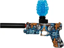 Pistola Hidrogel Glock Electric High Speed Shooting - CZ07-4 Blue Skull
